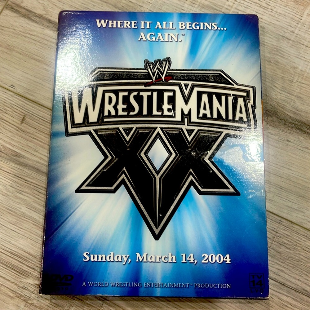 WWE WrestleMania XX March 14 2004 Three cd set